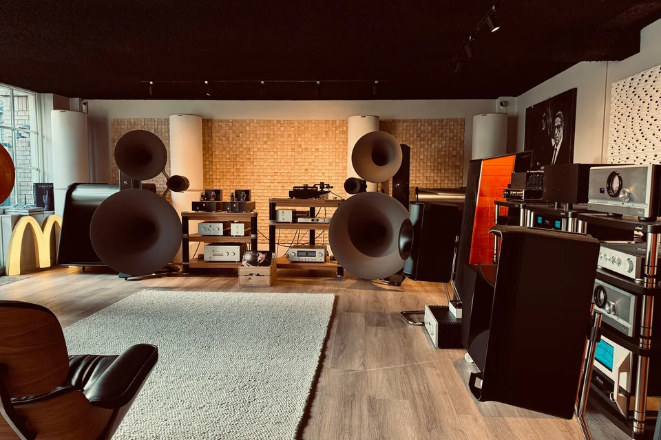 De luisterruimte van Highender Audio in Doetinchem